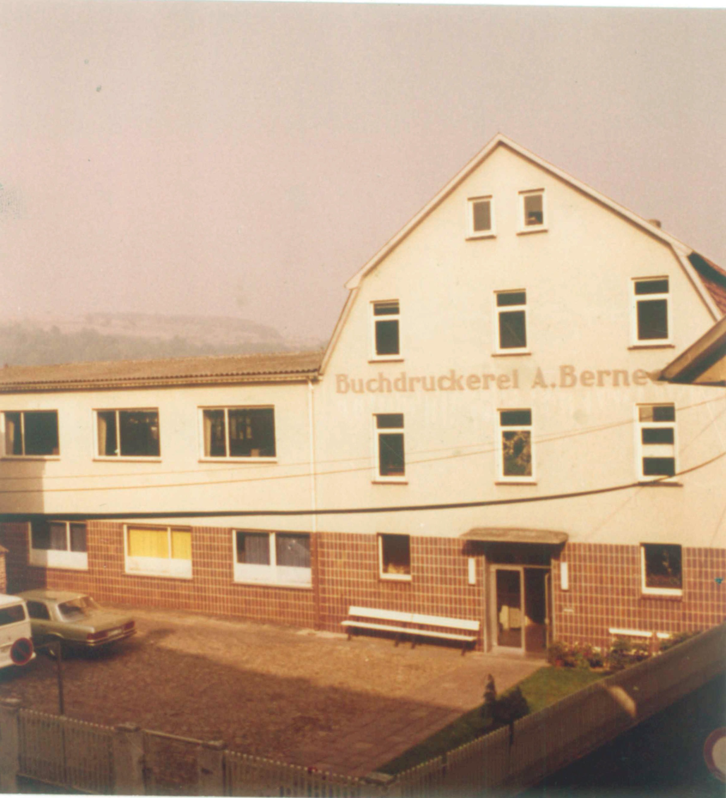 Buchdruckerei Bernecker in den 70er Jahren